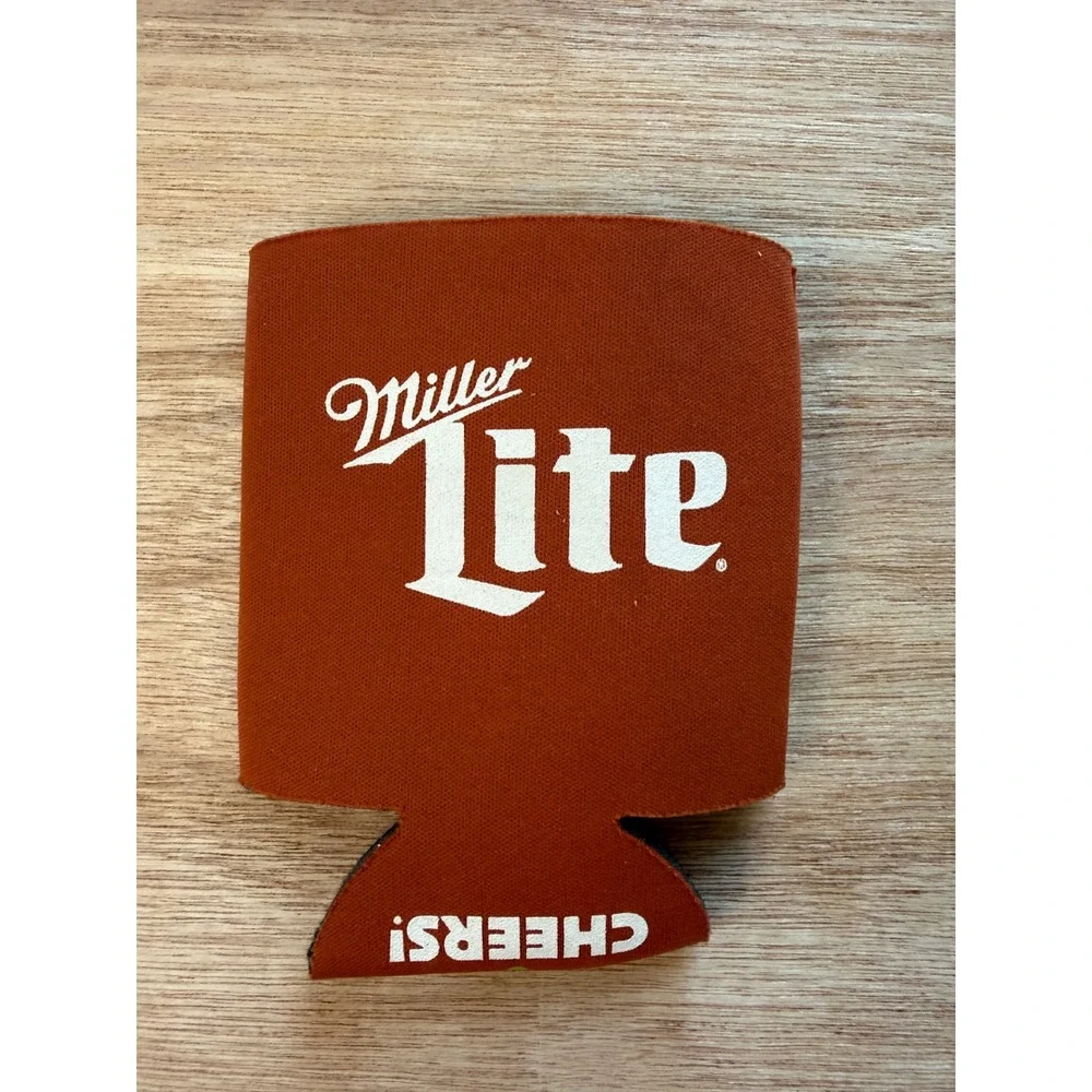 MILLER LITE Can Cooler Unisex Burnt Orange ACL Music Festival 15 Yrs OS